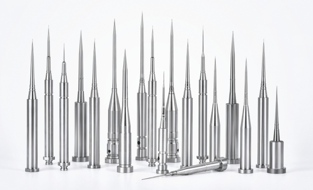 Customized Mold Parts for Medical Plastic Injection – Made with M380-S136 for medical pins & Cups