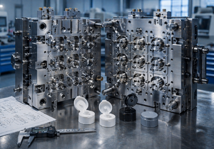 Custom Multi-Cavity Flip-Top Cap Injection Mold