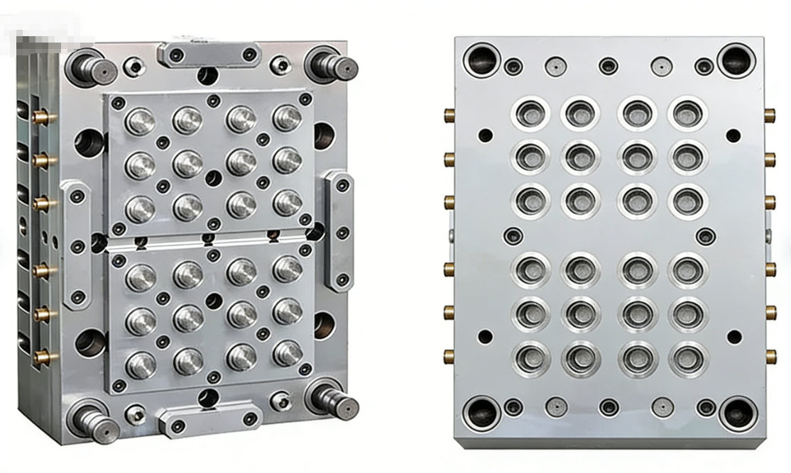 24-Cavity Bottle Cap Mold Case Study